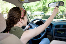 Teen Girl Driving